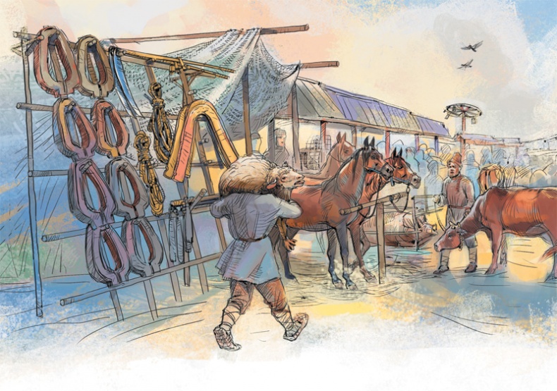 Иллюстрация к книге — Как жили на Руси [i_067.jpg]