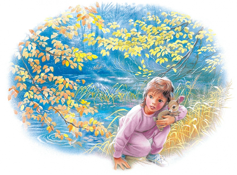 Иллюстрация к книге — Маруся - подружка всех зверят. В лесу. В деревне [i_002.jpg]