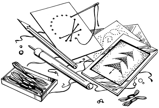 Иллюстрация к книге — Вышивка по бумаге [i_001.jpg]