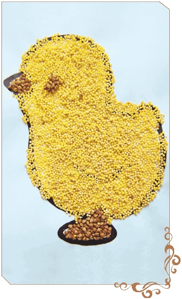 Иллюстрация к книге — Мозаика из крупы и семян [i_084.jpg]