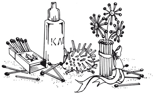 Иллюстрация к книге — Удивительные поделки из спичек [i_001.jpg]