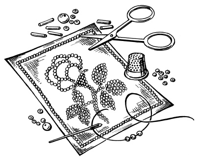 Иллюстрация к книге — Бисер. Энциклопедия вышивки [i_001.jpg]