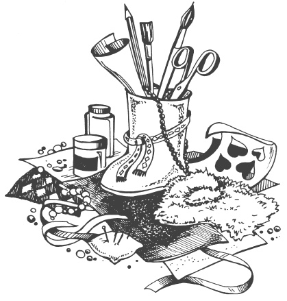 Иллюстрация к книге — Украшаем обувь сами. Валенки, сапоги, угги, туфли, тапочки [i_002.jpg]