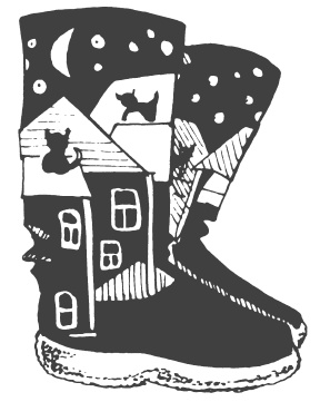 Иллюстрация к книге — Украшаем обувь сами. Валенки, сапоги, угги, туфли, тапочки [i_077.jpg]