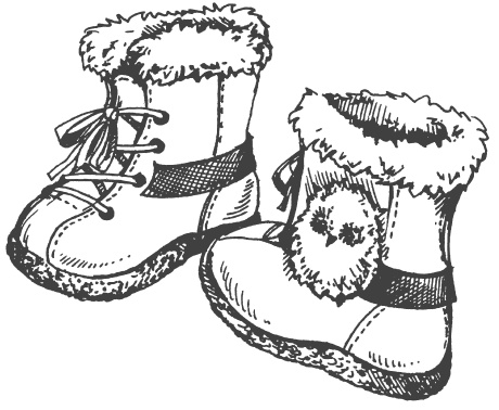 Иллюстрация к книге — Украшаем обувь сами. Валенки, сапоги, угги, туфли, тапочки [i_091.jpg]