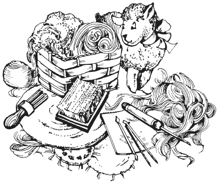 Иллюстрация к книге — Фелтинг. Удивительные поделки из свалянной шерсти [i_033.jpg]