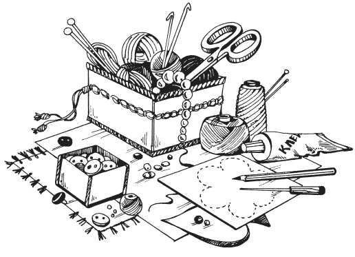 Иллюстрация к книге — Поделки из ниток, пуговиц, бусин [i_006.jpg]