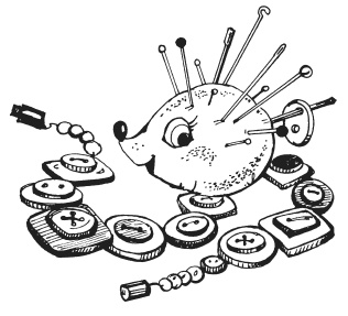 Иллюстрация к книге — Поделки из ниток, пуговиц, бусин [i_039.jpg]