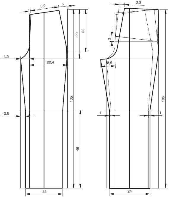Иллюстрация к книге — Лучшие модели на любую фигуру без примерок и подгонок [i_129.jpg]