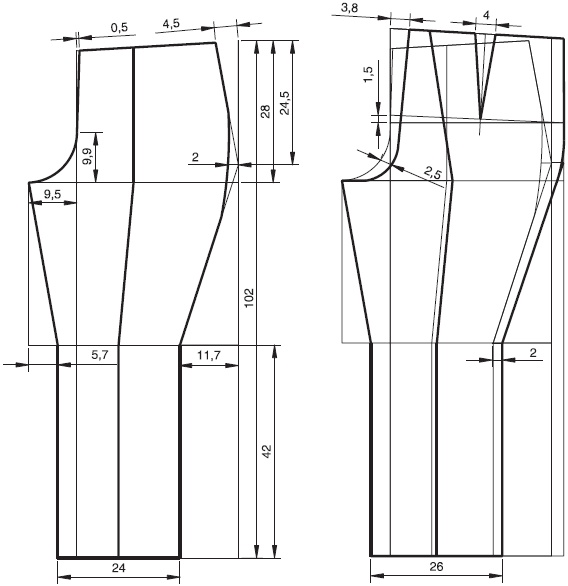 Иллюстрация к книге — Лучшие модели на любую фигуру без примерок и подгонок [i_133.jpg]