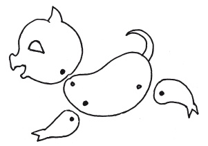 Иллюстрация к книге — Поделки из бумаги, игрушки, сувениры и подарки [i_040.jpg]