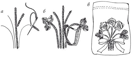 Иллюстрация к книге — Вышивка шелковыми лентами [i_134.jpg]