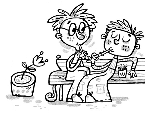 Иллюстрация к книге — Про Бабаку Косточкину-3, или Все ноги из детства [i_080.jpg]