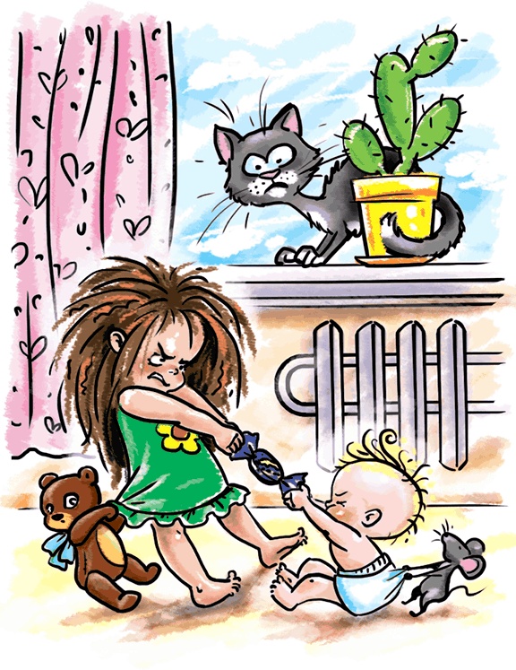 Иллюстрация к книге — Как Бука и Бяка… или Братик для Буки [i_003.jpg]