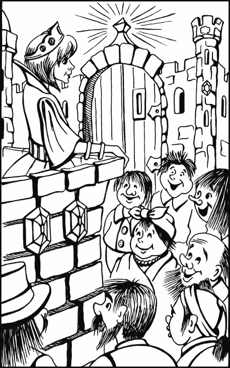 Иллюстрация к книге — Джон Нил. Дженни Джик в Стране Оз. Лаймен Фрэнк Баум. Королева Зикси из страны Икс [i_050.jpg]