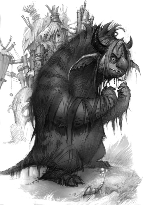 Иллюстрация к книге — Как стать героем [_02troll.jpg]