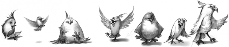 Иллюстрация к книге — Как стать героем [_15birds.jpg]