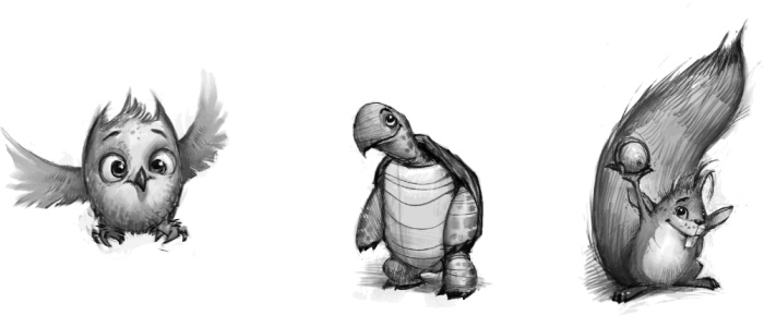 Иллюстрация к книге — Как стать героем [critters6final.jpg]