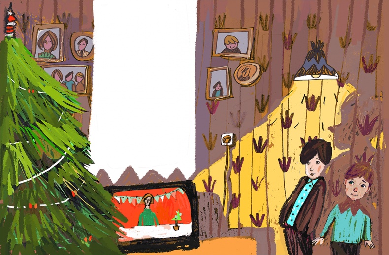 Иллюстрация к книге — Выше некуда! Новогодняя сказка [i_100.jpg]