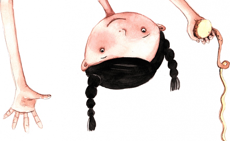 Иллюстрация к книге — Большая маленькая девочка. История двенадцатая. Осторожно, день рождения! [i_001.jpg]