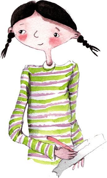 Иллюстрация к книге — Большая маленькая девочка. История двенадцатая. Осторожно, день рождения! [i_002.jpg]