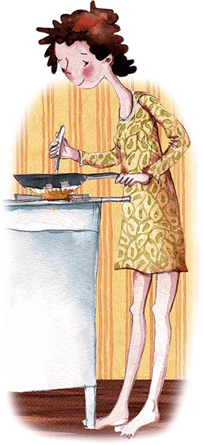 Иллюстрация к книге — Большая маленькая девочка. История двенадцатая. Осторожно, день рождения! [i_010.jpg]