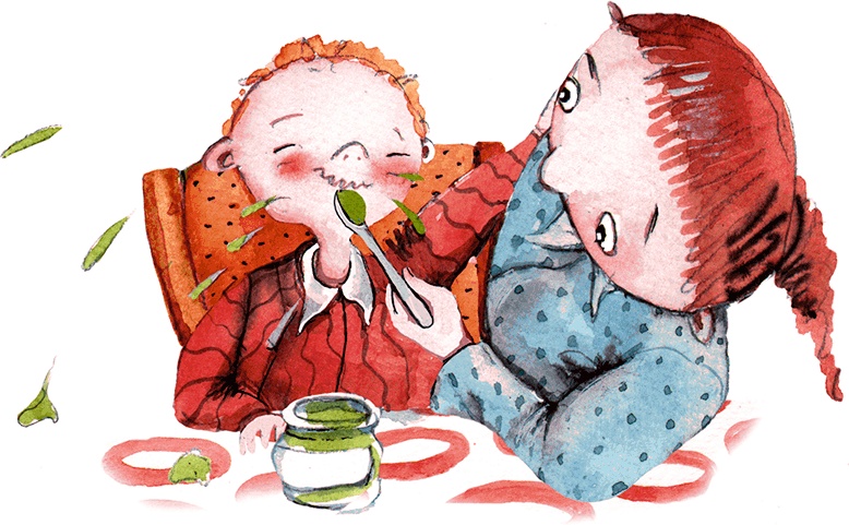 Иллюстрация к книге — Большая маленькая девочка. История двенадцатая. Осторожно, день рождения! [i_020.jpg]