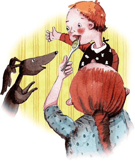 Иллюстрация к книге — Большая маленькая девочка. История двенадцатая. Осторожно, день рождения! [i_022.jpg]