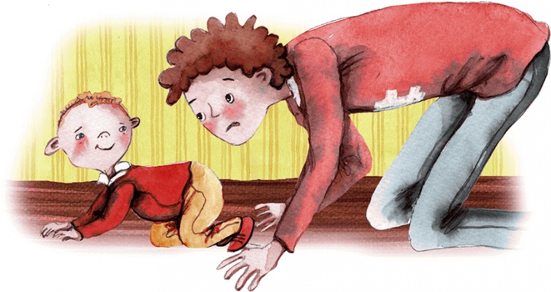 Иллюстрация к книге — Большая маленькая девочка. История двенадцатая. Осторожно, день рождения! [i_023.jpg]