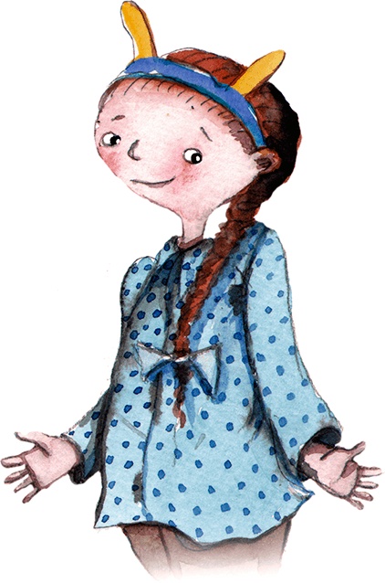 Иллюстрация к книге — Большая маленькая девочка. История двенадцатая. Осторожно, день рождения! [i_031.jpg]