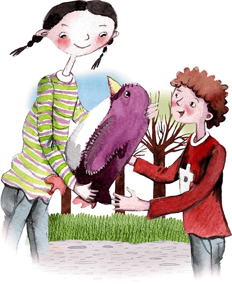 Иллюстрация к книге — Большая маленькая девочка. История двенадцатая. Осторожно, день рождения! [i_044.jpg]