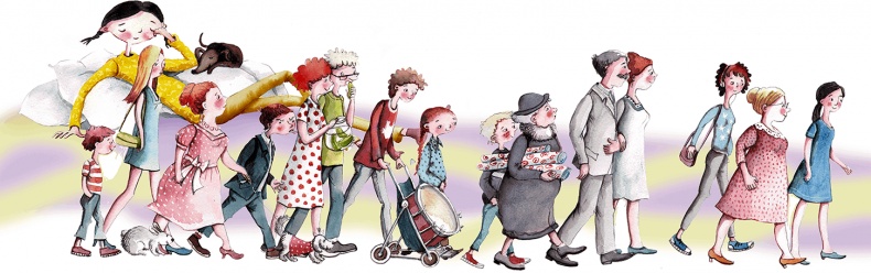 Иллюстрация к книге — Большая маленькая девочка. История двенадцатая. Осторожно, день рождения! [i_046.jpg]