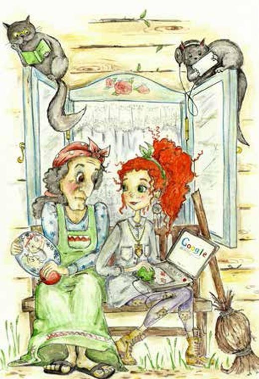 Иллюстрация к книге — Приключения Бабок Ёжек и друзей из Сказочного леса [_01.jpg]