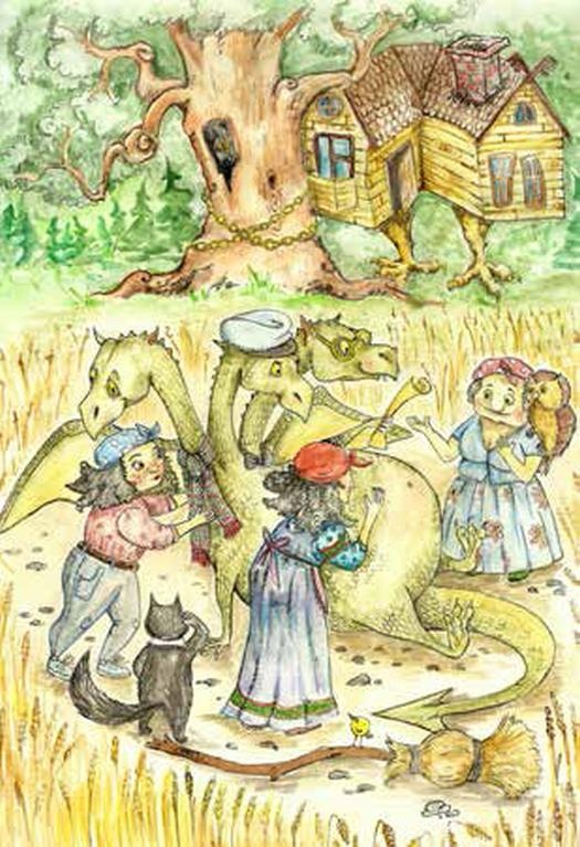 Иллюстрация к книге — Приключения Бабок Ёжек и друзей из Сказочного леса [_03.jpg]