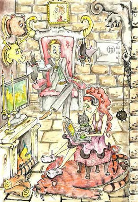 Иллюстрация к книге — Приключения Бабок Ёжек и друзей из Сказочного леса [_06.jpg]