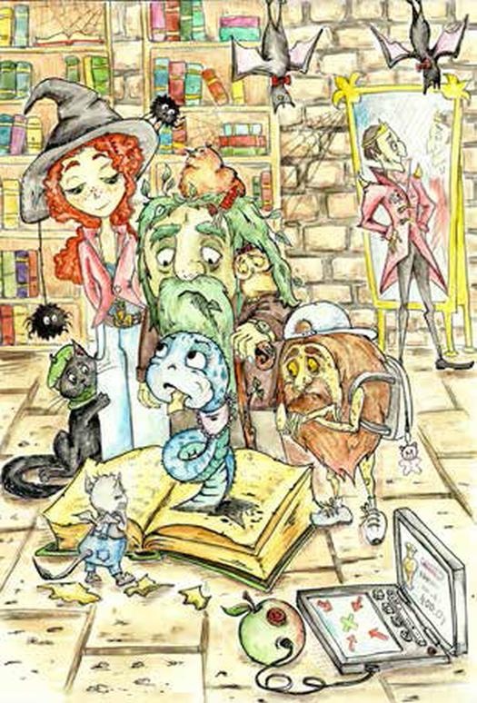 Иллюстрация к книге — Приключения Бабок Ёжек и друзей из Сказочного леса [_07.jpg]