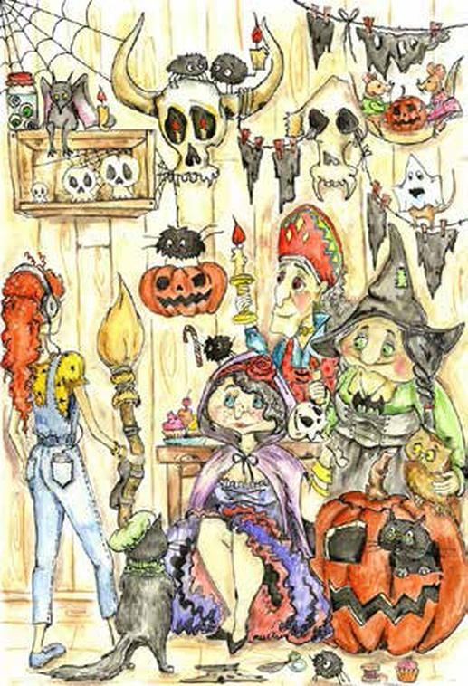 Иллюстрация к книге — Приключения Бабок Ёжек и друзей из Сказочного леса [_09.jpg]