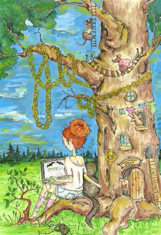 Иллюстрация к книге — Приключения Бабок Ёжек и друзей из Сказочного леса [_12.jpg]