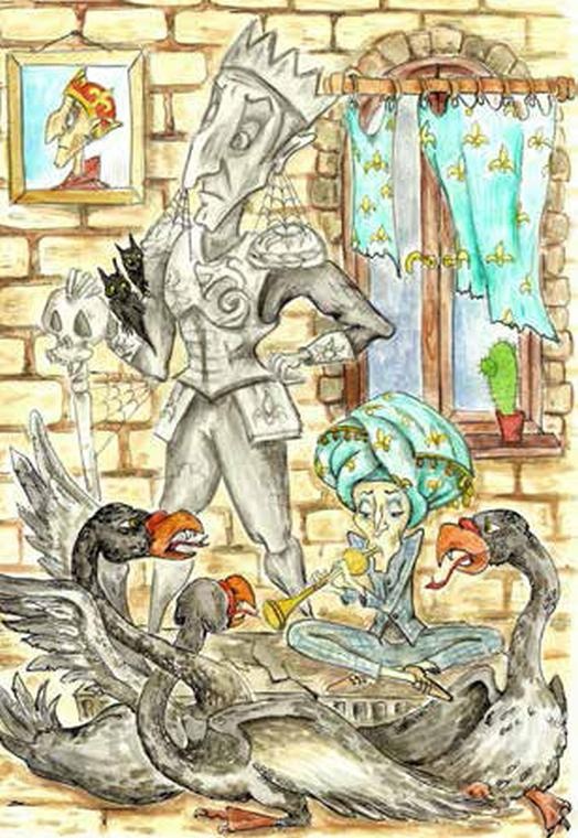 Иллюстрация к книге — Приключения Бабок Ёжек и друзей из Сказочного леса [_13.jpg]