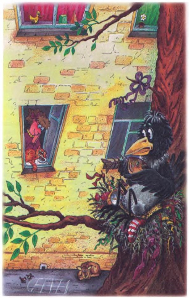 Иллюстрация к книге — Хитрая ворона [i_003.jpg]