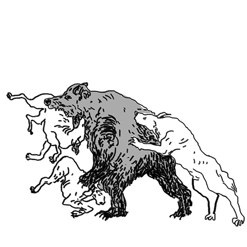 Иллюстрация к книге — Вдруг охотник выбегает [i_007.jpg]