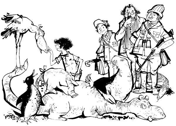 Иллюстрация к книге — Урмель, который приплыл на льдине [i_001.jpg]