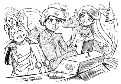 Иллюстрация к книге — Космические бродяги. Загадочный груз [i_003.jpg]