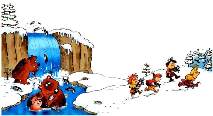 Иллюстрация к книге — Неандертальский мальчик, или Большой поход [i_043.jpg]