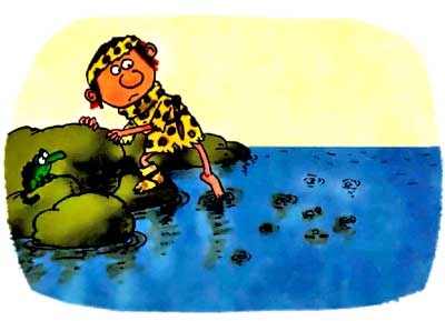 Иллюстрация к книге — Неандертальский мальчик, или Большой поход [i_056.jpg]