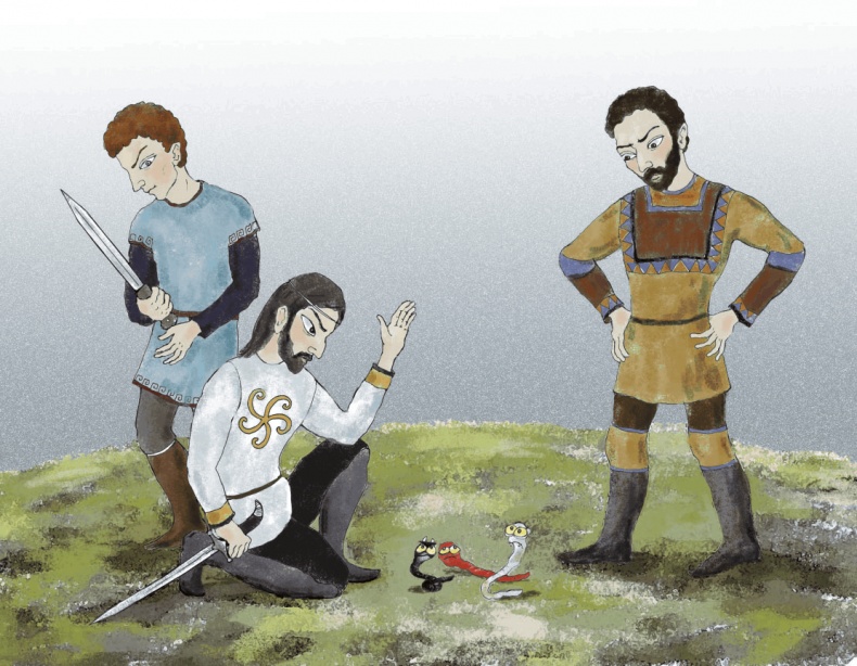 Иллюстрация к книге — Большая книга грузинских сказок и легенд [i_060.jpg]