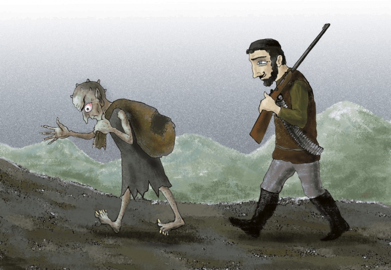 Иллюстрация к книге — Большая книга грузинских сказок и легенд [i_077.jpg]