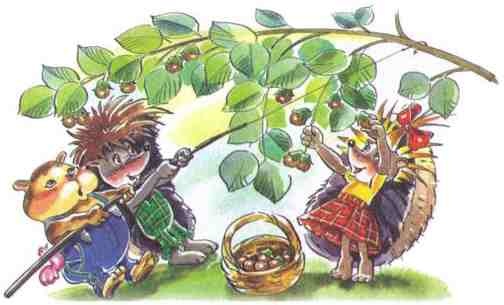 Иллюстрация к книге — Жили-были ежики [i_026.jpg]