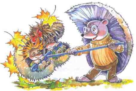 Иллюстрация к книге — Жили-были ежики [i_036.jpg]