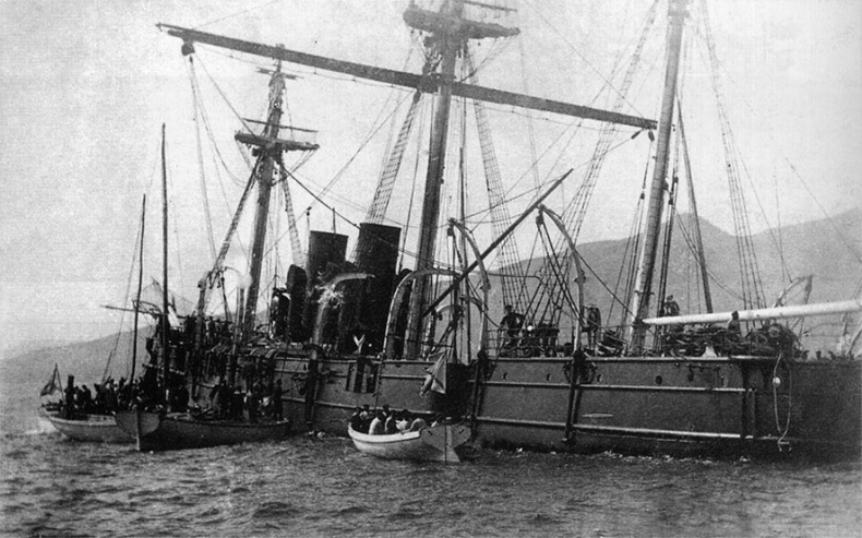 Иллюстрация к книге — Погибли без боя. Катастрофы русских кораблей XVIII–XX вв. [i_012.jpg]